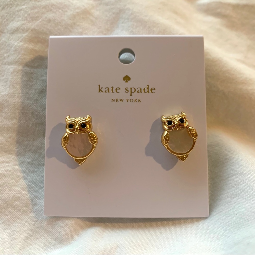 NWT Kate Spade Owl Earrings